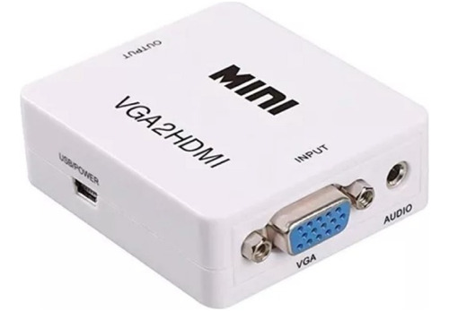 Adaptador Conversor  Vga A Hdmi 1080p Full Hd / Greentech