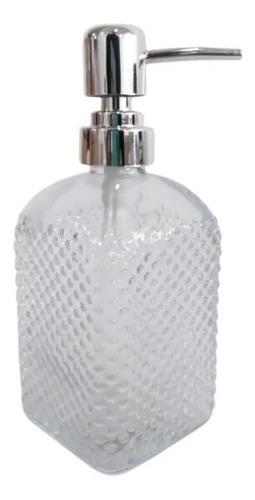 Porta Sabonete Liquido Dispenser Álcool Gel Vidro Luxo 430ml
