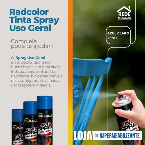 Kit 4 Tinta Spray Cores 400ml Automotivo E Uso Geral