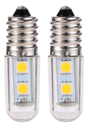 Paquete De 2 Bombillas Led Blancas Para Nevera E14, 220 V, A