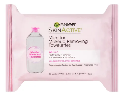 Toallitas Limpiadoras Faciales Y Desmaquillantes Garnier Ski