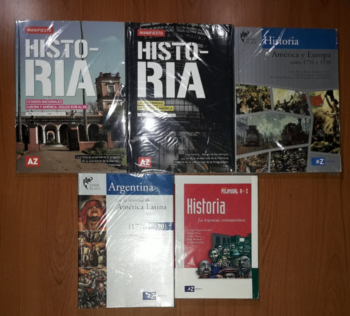 Lote 5 Libros Historia Az Guillo Pigna Excelente