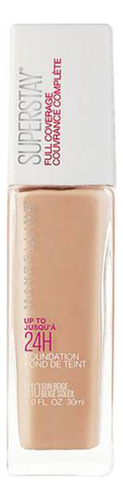 Base Líquida Maybelline Super Stay Full Coverage - Sun Beige