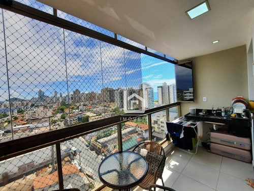 Apartamento Com 2 Dormitórios À Venda, 65 M² Por R$ 360.000,00 - Praia De Itaparica - Vila Velha/es - Ap0411