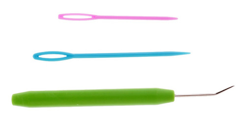 9 Pieces Plastic Needles And Knitting Loom Hook Crochet Hook