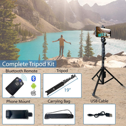 Imagen 3 de 6 de Selfie Stick & TriPod Fugetek, Integrated, Portable Duty