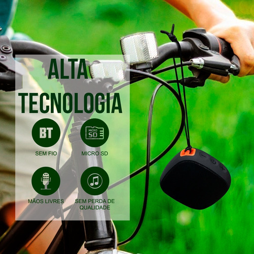 Imagem 2 de 8 de Caixa De Som A Prova D'agua Portátil Com Bluetooth Sem Fio