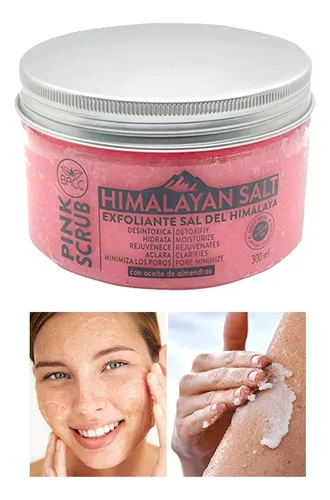 Sal Del Himalaya Exfoliante Rejuvenece Hidrata Aclara Piel