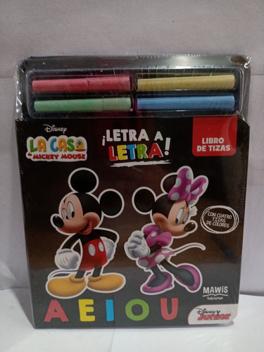 La Casa De Mickey Mouse - Libro Infantil Con Tizas - Disney