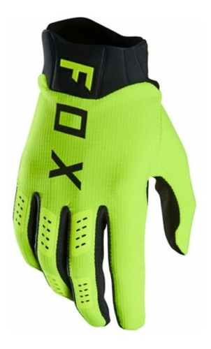 Guantes Flexair Amarillo Fluor Motocross Atv Enduro  Fox 