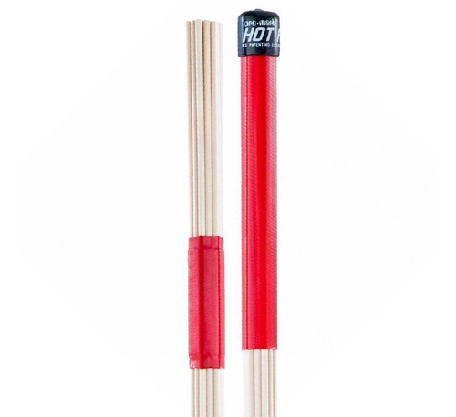 Palillos Promark Escobillas De Madera Hot Rods Hrods