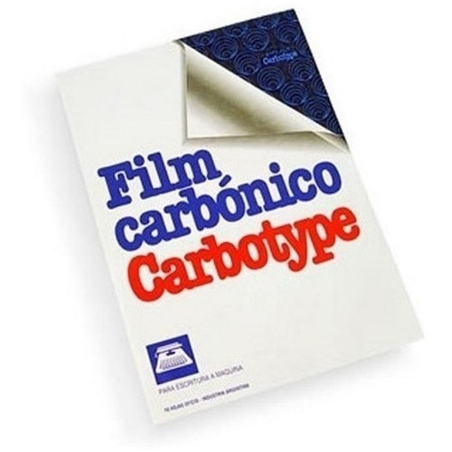 Papel Carbonico Carbotype Film Negro X 50 Hojas