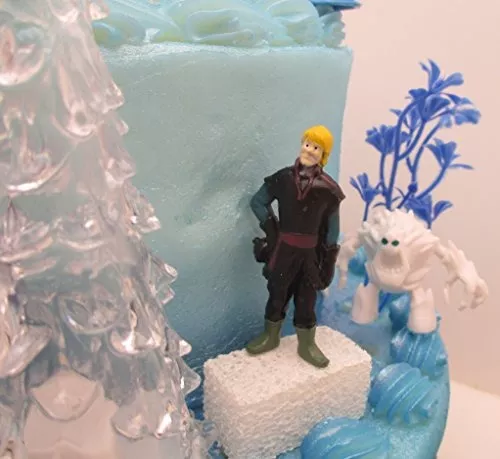 Frozen - Juego de 23 piezas para decoración de pastel de cumpleaños de Elsa  y Anna, Arendelle primaveral en contraste con Arendelle congelado