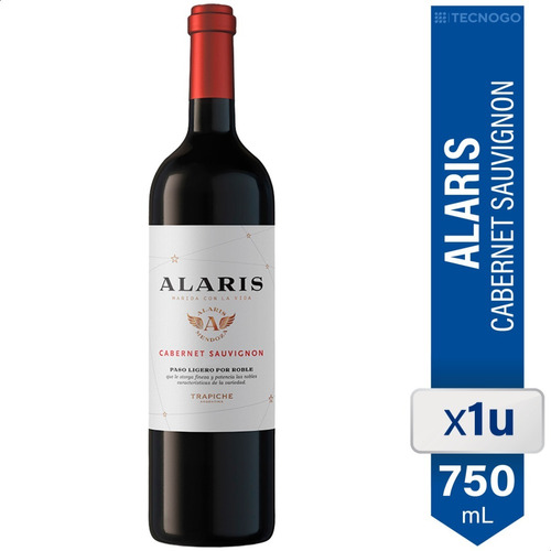 Vino Tinto Trapiche Alaris Cabernet Sauvignon 750ml Botella