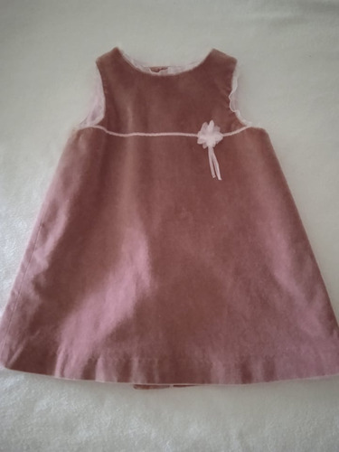 Vestido De Niña En Terciopelo