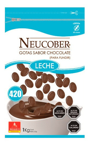 Cobertura Sucedaneo Chocolate Neucober Sin Gluten 1 Kilo