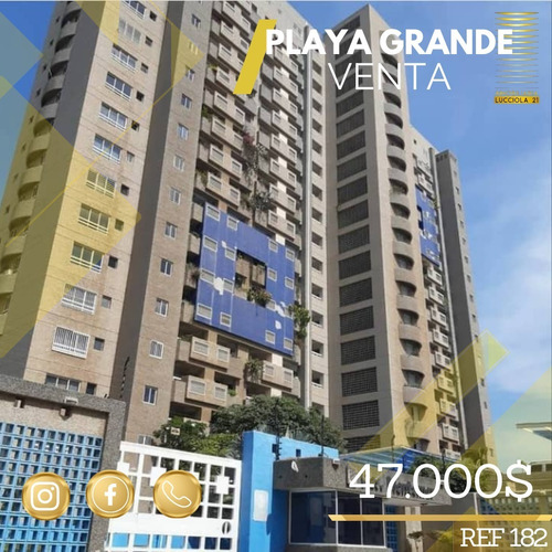 En Venta Espectacular Apartamento En Playa Grande. Edo La Guaira 74m2 Ref 182