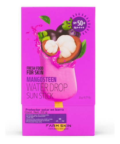 Bloqueador Solar Mangosteen Water Drop Fresh Food 18 Gramos