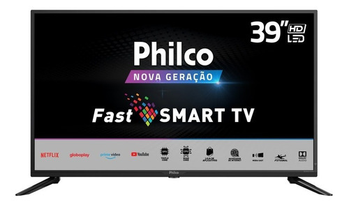 Smart TV Philco PTV39G50S DLED Android TV HD 39" 110V/220V