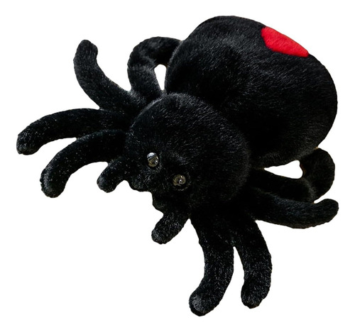 Peluche Realista Araña Negro