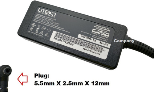Carregador Original Notebook Positivo Master N1140 19v 2,1a