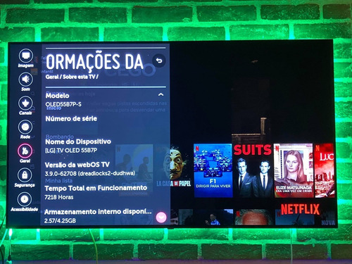 Imagem 5 de 5 de Vendo Tv LG Oled 4k - 55'' B7 - Funcionando - Leia Descriçao