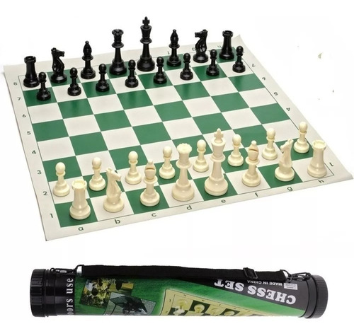 Tablero Ajedrez Profesional 42x42 Cm Gran Calidad Estrategia