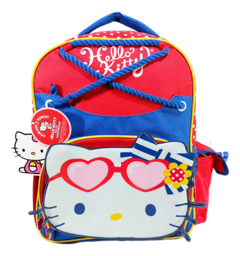 Mochila Escolar Hello Kitty 