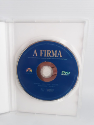 Dvd A Firma (1993) - Tom Cruise, Gene Hackman - Ótimo Estado (Usado)