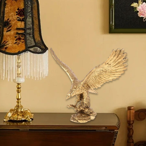 Eagle Statue Desktop Ornament Feng Shui Tamaño L