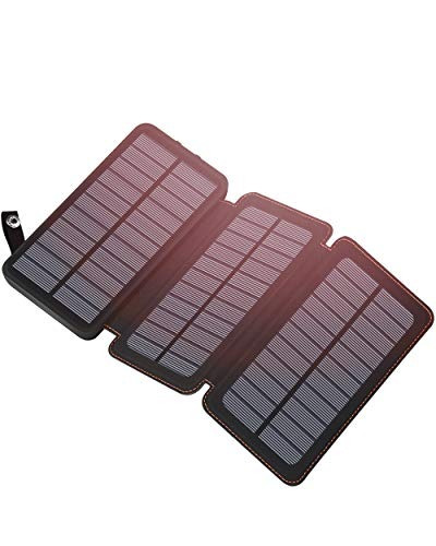 Cargador Solar 24000mah, Cargador Portátil Hiluckey 2 Puerto