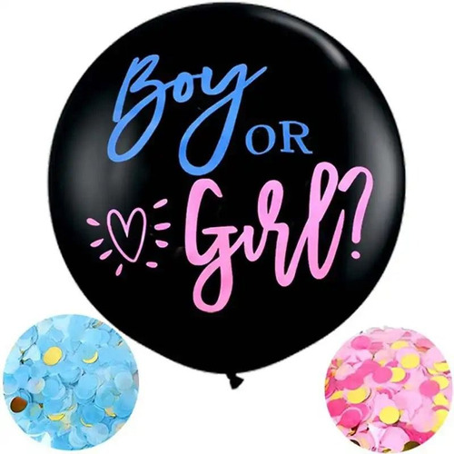 Gender Reveal Globo Gigante Revelación Sexo Género Bebe 