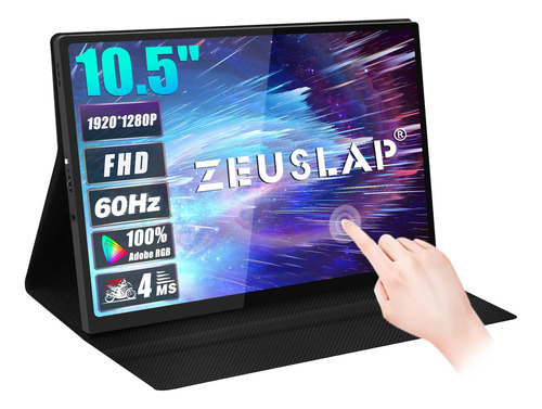 Monitor Portátil Táctil Zeuslap Z10t 1920* 1280 60hz