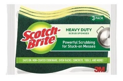 Esponja Multiusos Scotch Brite Heavy Duty 3m