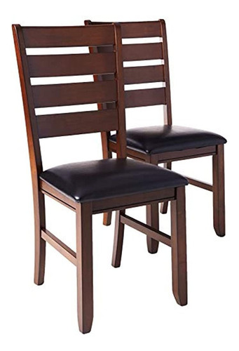 Crown Mark 2152 Bardstown Side Chair Espresso 2 Por Caja