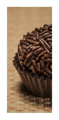 Adesivo Decorativo De Porta - Brigadeiro - Doce - 317mlpt