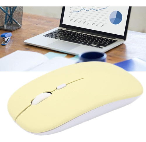 Ratón Inalámbrico Recargable Bluetooth Modo Dual Delgado 2.4