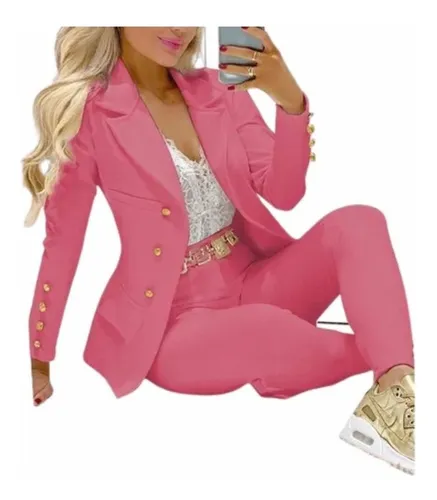 Conjunto de pantalón online y blazer para mujer