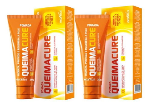 Kit Ecofitus Pomada Queimacure Com 2 Unidades De 30g Cada