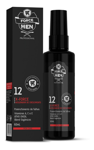 Tonico X Force Acelerador De Crescimento Oxidil 60ml