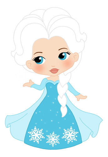 Kit Cliparts + Papeles Digitales - Princesas - Frozen 02