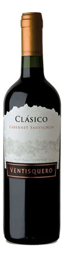 Vino tinto chileno semi seco Ventisquero Clásico Cabernet Sauvignon Valle Central Botella 750ml