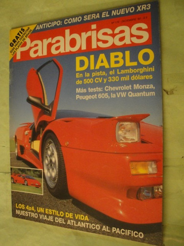 Parabrisas 170 Diablo Escort Monza Peugeot 605 Schumacher