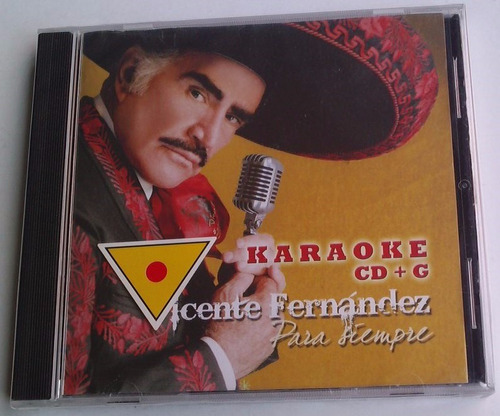Vicente Fernandez Para Siempre Cd Version Karaoke + Graficos