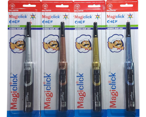 Encendedor Magiclick Chef Recargable X 6 Unidades