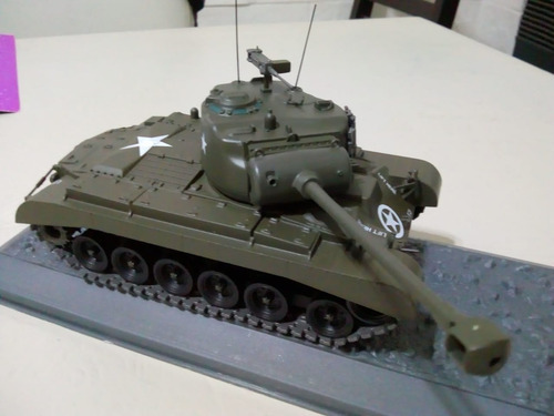 Carros De Combate 1:43 Planeta M26 Pershing Verde Oscuro