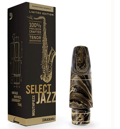 Boquilha Para Sax Tenor Select Jazz Marmorizada D6m 2.54mm