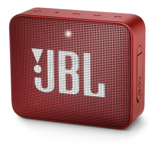 Parlante Jbl Go 2 Portátil Con Bluetooth Ruby Red