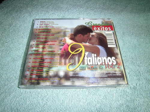 02 Cd's: Grandes Éxitos Italianos: Volumen 1 & Volumen 2 (Usado)