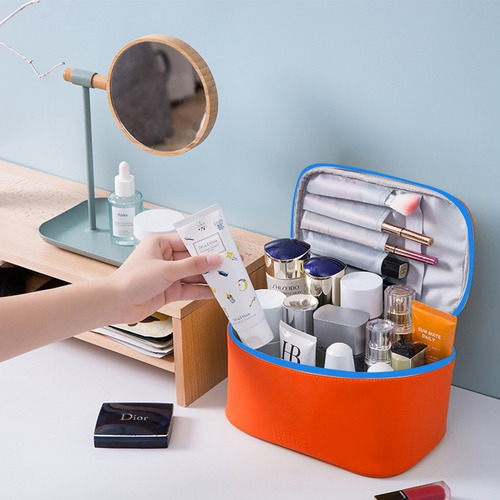 Imagen 5 de 7 de Porta Cosméticos Neceser Viaje Impermeable Premium Amplio